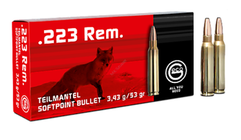 Amunicja .223 Rem GECO Teilmantel 3,43g/53gr (20 szt.)