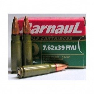 Amunicja 7,62x39 Barnaul FMJ 8g/123gr (20 szt.)