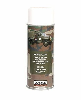 Farba do maskowania broni - Flat White - RAL 9010 - Fosco