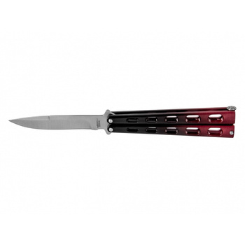 Nóż Joker JKR595 motylek czarno-czerwony