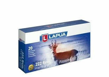 Amunicja .222 Rem Lapua SP 3.6g/55gr (20 szt.)