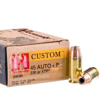 Amunicja .45 Auto Hornady XTP +P 14,9g/230gr (20 szt)