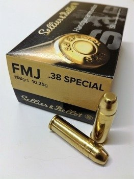 Amunicja .38 Special S&B FMJ 10.25g/158gr (50 szt.)