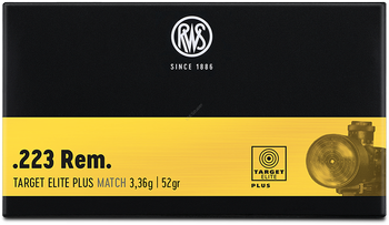 Amunicja .223 Rem RWS Target Elite Plus 3,36g/52gr (20 szt.)