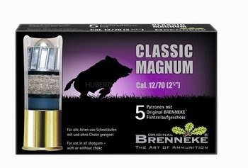 Amunicja 12/70 Brenneke Classic Magnum 31,5g  (5 szt.)