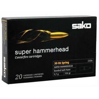 Amunicja .30-06 SAKO Super Hammerhead SP 9.7g/150gr (20 szt.)