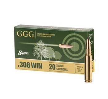 Amunicja .308 Win GGG Sierra SBT 10,7g/165gr (20 szt.)