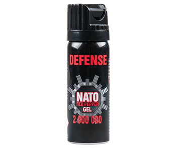 Gaz pieprzowy w żelu Nato Defense GEL 50ml 2mln SHU - stożek