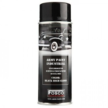 Farba do maskowania broni - Black High Gloss - Fosco