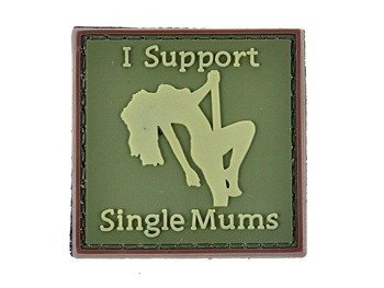 Naszywka "I support single mums"