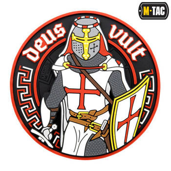 Naszywka velcro Deus Vult 3D PVC - M-Tac