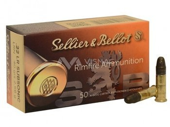 Amunicja .22LR S&B LRN Subsonic 2,56g/40gr (50 szt.)