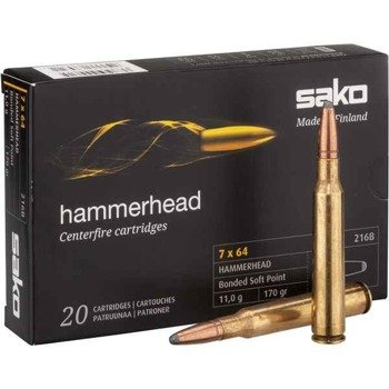 Amunicja 7x64 SAKO Hammerhead SP 11g/170gr (20 szt.)