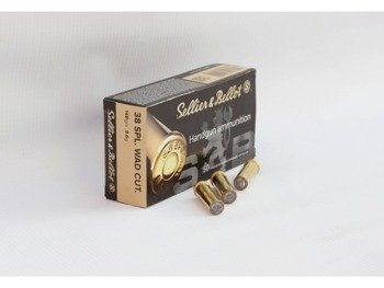 Amunicja .38 Special S&B WAD CUTTER 9.6g/148gr (50 szt.)