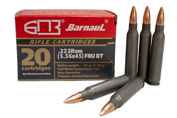 Amunicja .223 Rem Barnaul FMJ 3,56g/55gr (20 szt.)