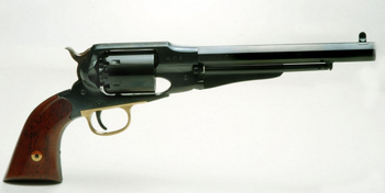 Rewolwer czarnoprochowy Hege-Uberti Remington New Impr. Army 1858 Match kal. .44 lufa 8" oktagonalna