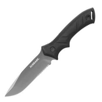 Nóż survivalowy Schrade Partially Serrated Drop Point Fixed Blade SCHF31S