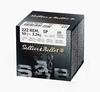 Amunicja .222 Rem S&B FMJ 3.24g/50gr (100 szt.)