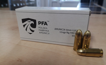 Amunicja 9x19 PFA FMJ 8g/124gr (50 szt.)