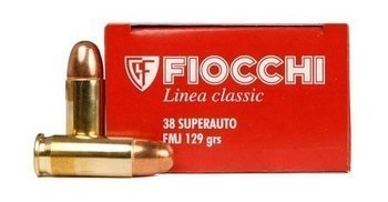 Amunicja .38 Superauto Fiocchi FMJ 8,36g/129gr (50 szt)